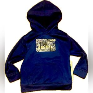 NFL Seattle Seahawks toddler hooded sweatshirt. New!